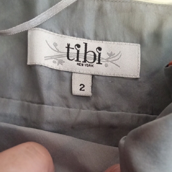 Tibi Mini Dress Baby Doll Silk Summer Vacation Beach Dress Womens Xs - Picture 4 of 9